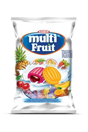Multi Fruit Poşet 1 Kg Meyveli Cam Şeker