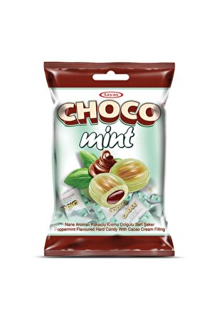 Choco Mınt Nane Aromalı Kakao Krema Dolgulu Sert Şeker 1000g (1 Poşet)