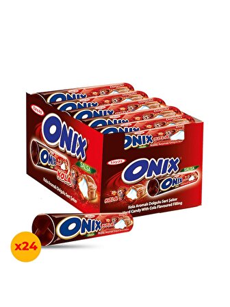 Onix Salsa Kolalı Sert Şeker 22,4 Gr X 24 Adet Kutulu