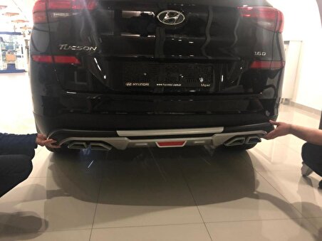 Hyundai tucson ön arka tampon koruması difüzör 2018 2019 2020 1.6 (ince Tip)
