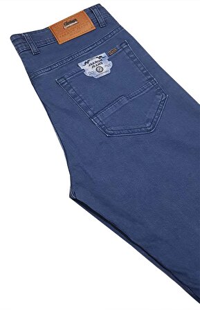 Black Lee Denim Regular Fİt Mavi Likralı Erkek Kot Pantolon-4843