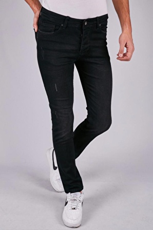 Dennys Denim Slim Fit Siyah Erkek Pantolon-5821