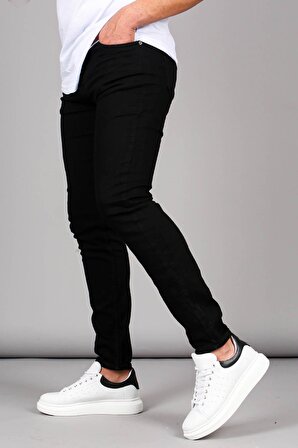Sheff Denim Original Slim Fit Siyah Jeans-6453