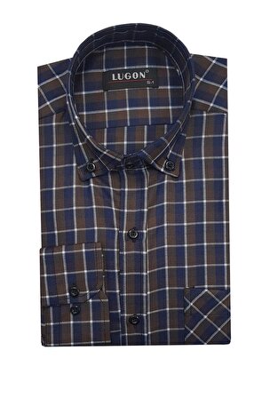 Lugon Klasik Uzun Kol Erkek Gömlek-6502