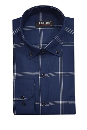 Lugon Klasik Uzun Kol Erkek Gömlek-6506