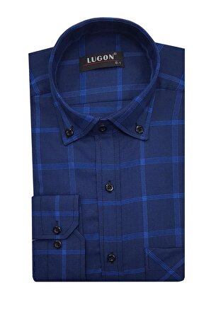 Lugon Klasik Uzun Kol Erkek Gömlek-6508