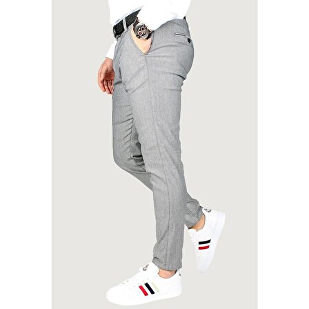 Captiva İtalyan Kesim Slim Fit Erkek Keten Pantolon-5419