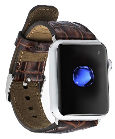 Bouletta Apple Watch Uyumlu Deri Kordon 42-44-45mm Croco YK06