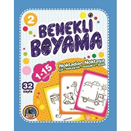 Benekli Boyama Kitabı-2 1-15 Noktalı