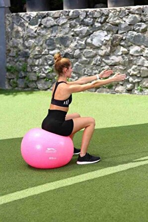 Slazenger Gymball 65cm Fuşya Pilates Topu