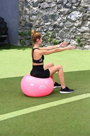 Slazenger Gymball 65cm Fuşya Pilates Topu