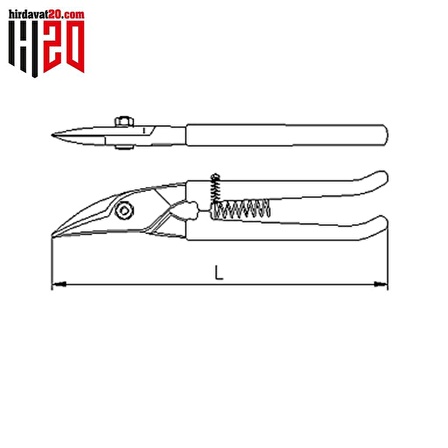 İzeltaş Kaportacı Makası Sol 275mm - 6211270275