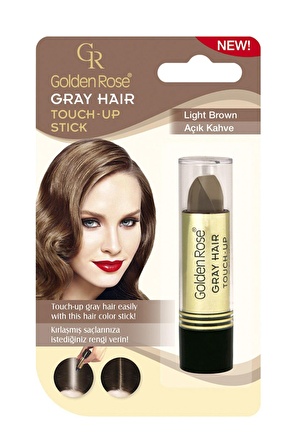 Gr Saç Beyazlarını Kapatan Stick Açık Kahverengi - Grey Hair Touch-Up Stick 