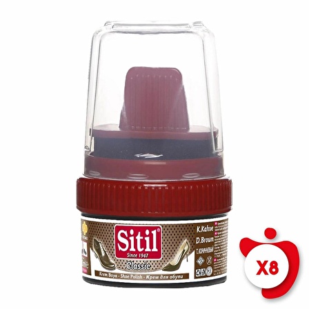 Sitil Classic Krem Boya Koyu Kahverengi 50 ml 8 Adet