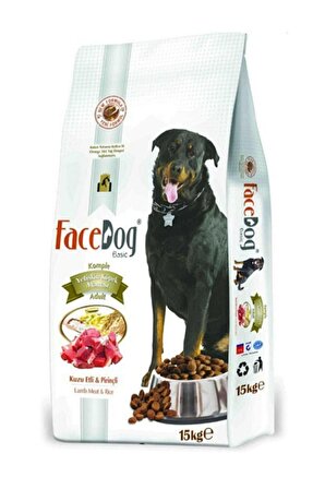 Face Dog Basic Kuzu Etli Yetişkin Kuru Köpek Maması 15 kg