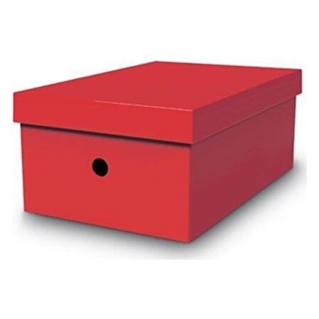 Mas 8224 Rainbow Karton Kutu Küçük Boy Kırmızı