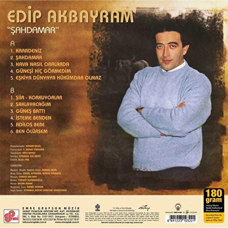 Edip Akbayram - Şahdamar  (Plak)  