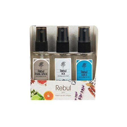 Rebul Dark Spice + Ice + Aqua 50 ML 3'lü Set