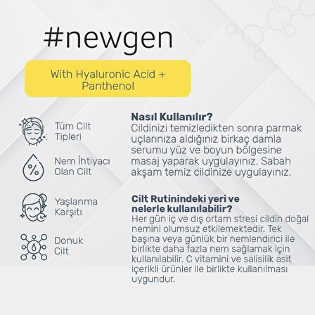 Newgen Advanced Hydrating Serum 30 ML- Newgen Vitamin C Serum 30ML