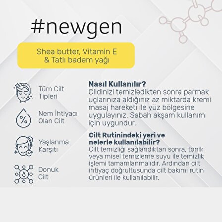 Newgen Hydrating Facial Cream Yüz Kremi 40 ML