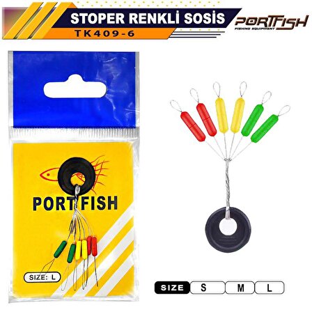 Portfish Renkli Stoper-L