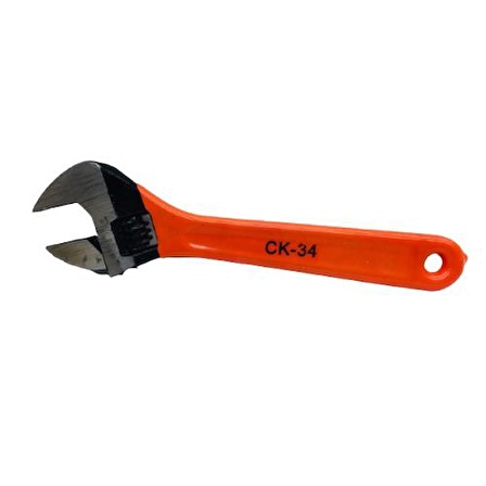 Ck-34 (Pro-Tec) Ayarlı Kurbacık Siyah İzole Saplı 8" 20Cm