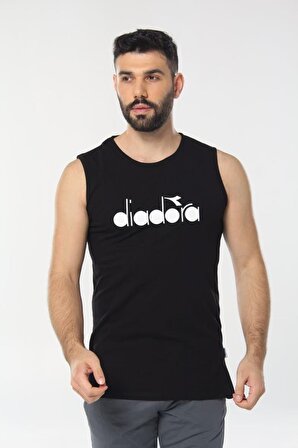 Diadora Therm Erkek Siyah Kolsuz T-shirt - 1ATL01-SİYAH