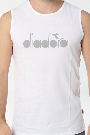 Diadora Therm Erkek Beyaz Kolsuz T-shirt - 1ATL01-BEYAZ