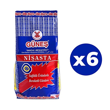 Güneş Mısır Nişastası 400 gr x 6 Adet