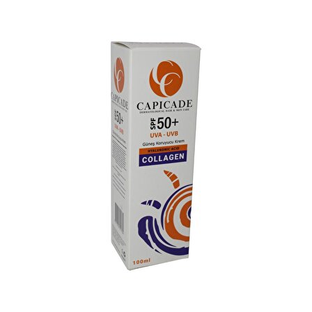 Capicade Spf 50+ Collagen Güneş Koruyucu Krem 100ML