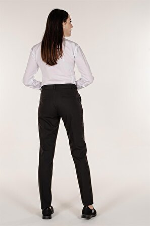 Siyah Likralı Kadın Pantolon