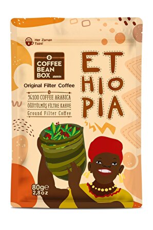 CoffeeBeanBox Ethiopia Filtre Kahve 80 gr