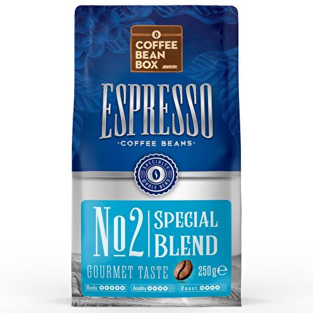Espresso Çekirdek Kahve Special Blend 250 Gr