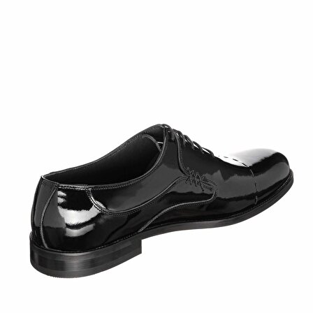 CS1365 Siyah Rugan Üst Kalite Büyük Numara Erkek Klasik Ayakkabı Rahat Geniş Kalıp 