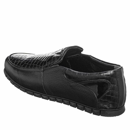 B1441 Siyah dana Derisi 4 mevsim Üst kalite Büyük Numara Gündelik Erkek Ayakkabısı Rahat Geniş Kalıp Kauçuk Taban