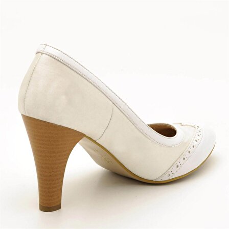 1954 Beyaz Büyük Numara Kadın Ayakkabıları