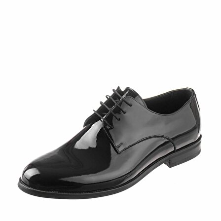 US190513 Siyah Rugan Üst Kalite El İşçiliği Erkek Ayakkabısı