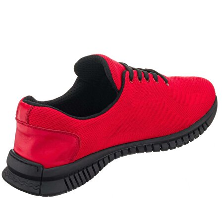 45,46,47,48,49,50 Numaralarda ADS382 Kırmızı Kauçuk Taban Büyük Numara Erkek Spor Ayakkabı