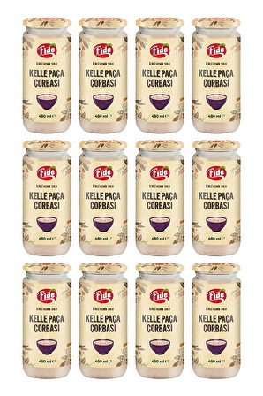 Fide Kelle Paça Çorbası 12 x 480 ML