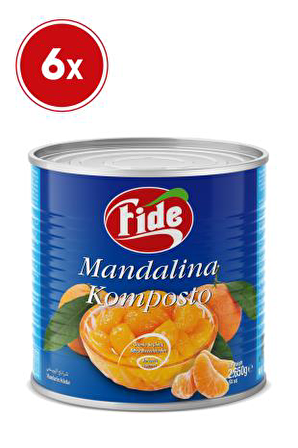 Fide Mandalina Komposto 6 X 2650 G