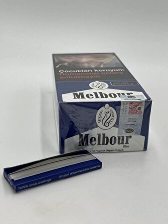 Melbour Blue Yaprak Sigara Kağıdı 50 × 50 - Mavi