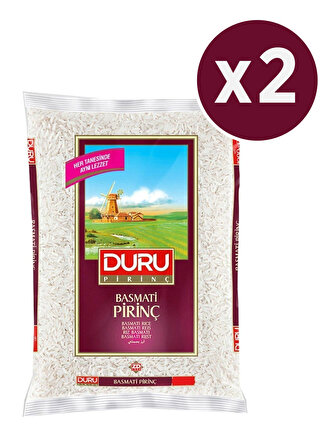 Duru 1 kg 2'li Paket Basmati Pirinç