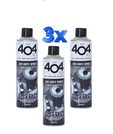 404 Sıvı Gres 500 ml. 3 ADET