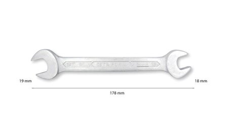 Ceta Form 18 x 19 mm Açık Ağız Anahtar B10-1819