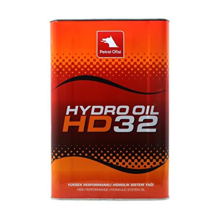Petrol Ofisi Hydro Oil HD 32 15 Kg(17 LT) Hidrolik Sistem Yağı