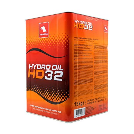 Petrol Ofisi Hydro Oil HD 32 15 Kg(17 LT) Hidrolik Sistem Yağı