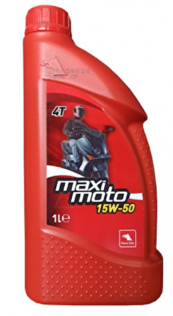 Petrol Ofisi Maximoto 15W-50 4T 1 Litre Motosiklet Motor Yağı