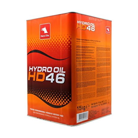 Petrol Ofisi Hydro Oil HD 46 15 Kg(17 LT) Hidrolik Sistem Yağı