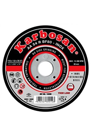 KARBOSAN İNOX KESİCİ TAŞ 115X1,0X22,23