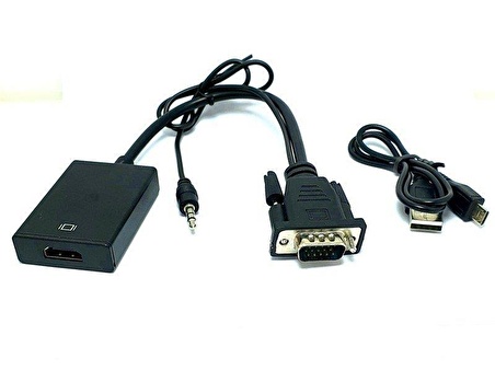 Polotech VGA to HDMI Çevirici